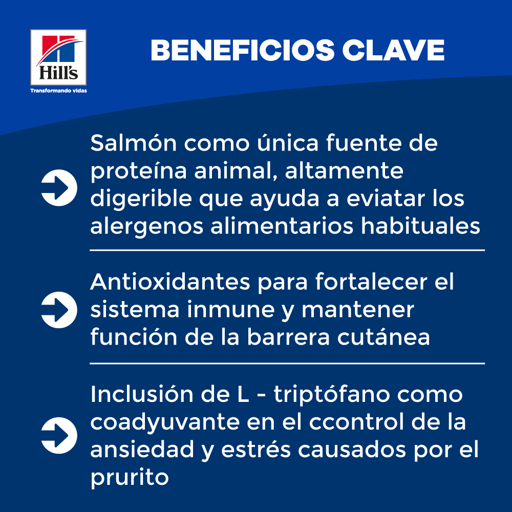 Hills Comida para Perro Alergías Alimenticias d/d Papa & Salmón x 8 Lb