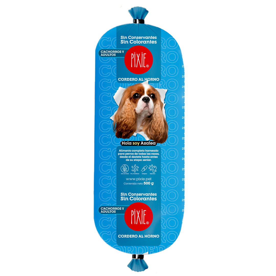 Pixie de cordero al horno para perros adultos y cachorros x 500 gr