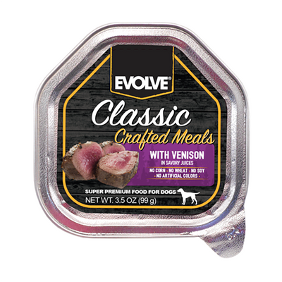 Evolve comida para Perro Classic Crafted Meals Venado x 3.5 oz