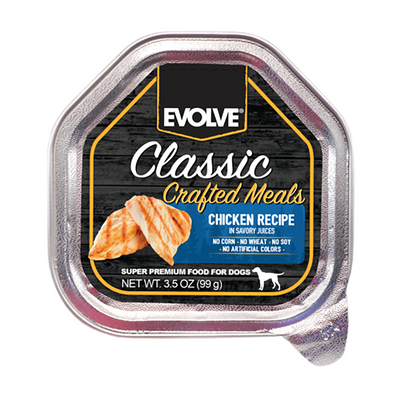 Evolve comida para Perro Classic Crafted Meals Pollo x 3.5 oz