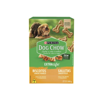 Purina® Dog Chow® Snack Galletas para Perro Minis y Pequeños x 500 gr