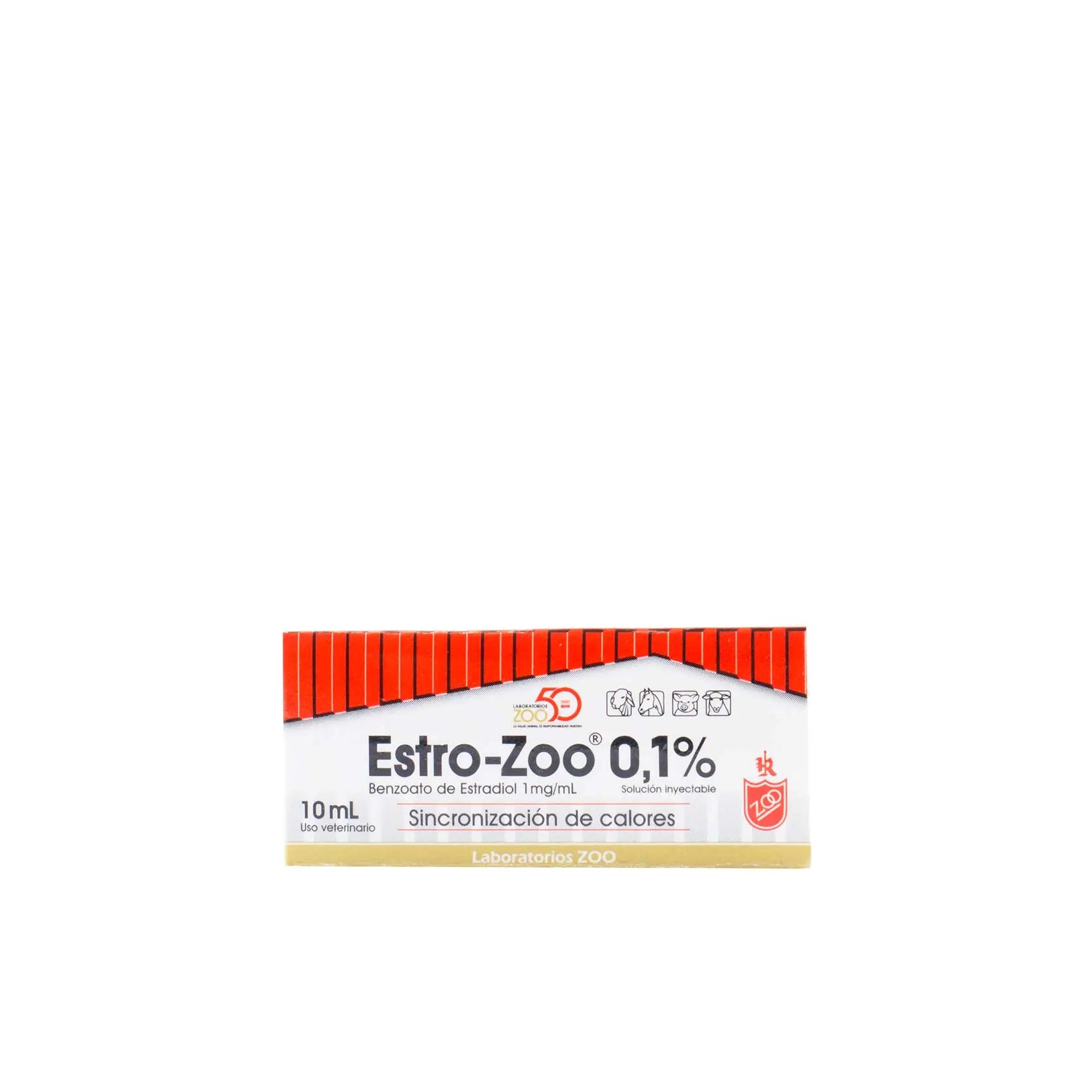 ESTROZOO 0.1% X 10 ML: Estimulador de Celo para Inseminación Artificial y Sincronización del Celo