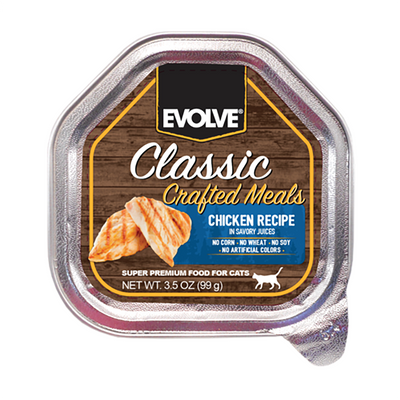 Evolve comida para Gato Classic Crafted Meals Pollo x 3.5 oz
