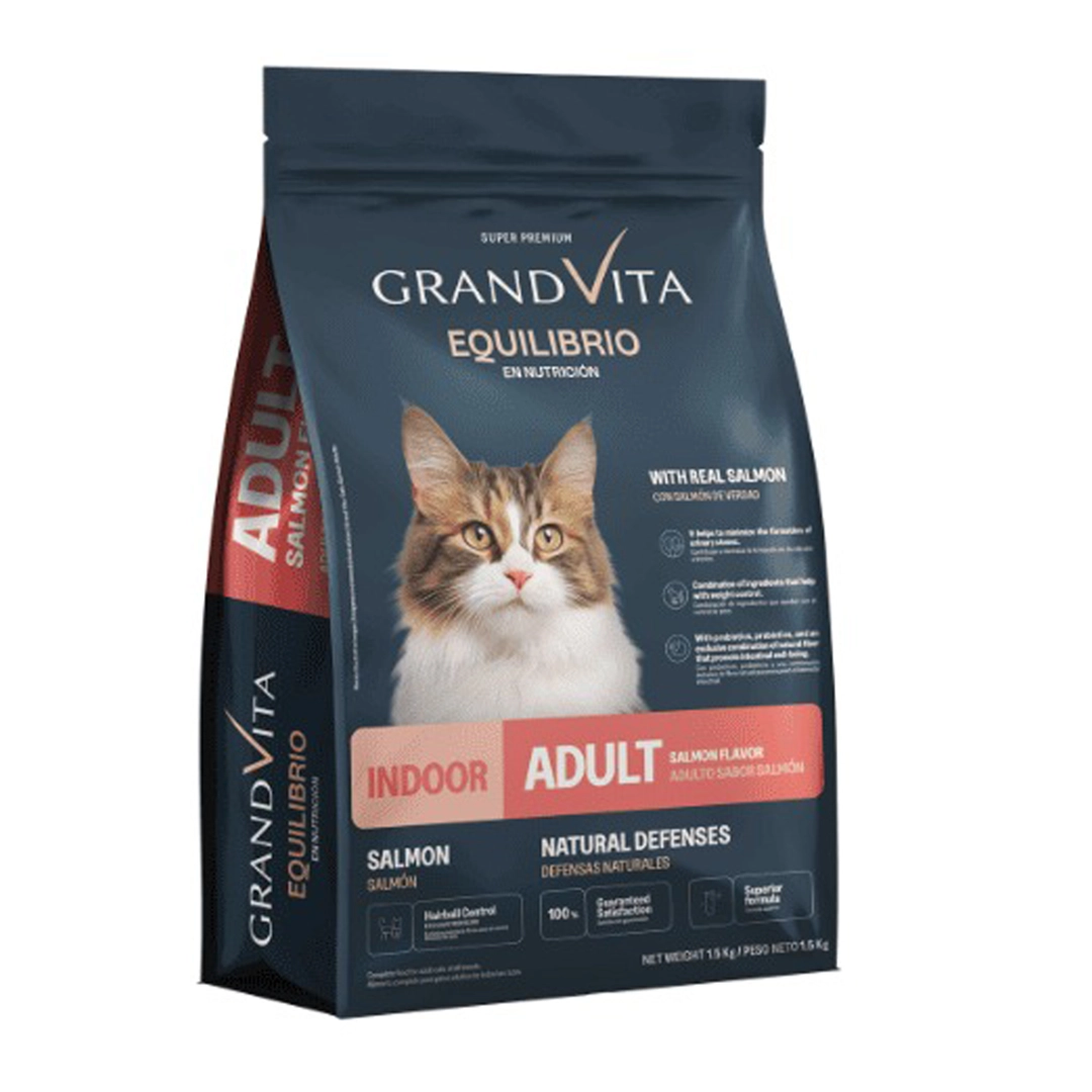 Equilibrio Comida para Gato Adulto Salmón x 1,5 kg