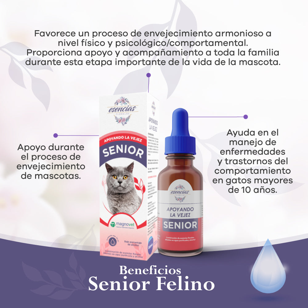 Esencias Florales Gatos Senior x 30 ml
