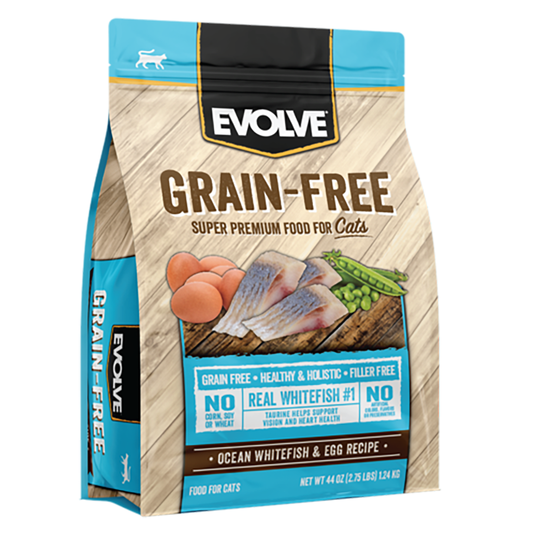 Evolve Comida para Gato Grain Free Ocean Whitefish & Egg x 2.75 lb