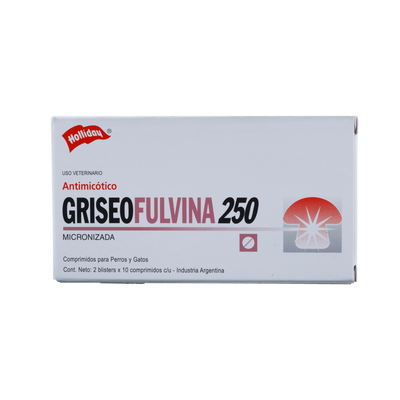 Fungistático Griseofulvina para Perros y Gato x 250 ml