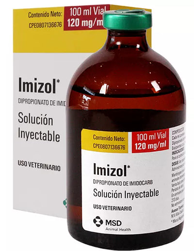 IMIZOL tratamiento para piroplasmosis en caballos