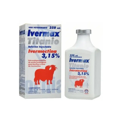 Antiparasitario IVERMAX TITANIO para ganadería
