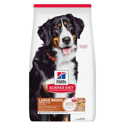 Hills Comida Para Perro Large Breed Adulto Razas Grandes Cordero y Arroz x 15 kg