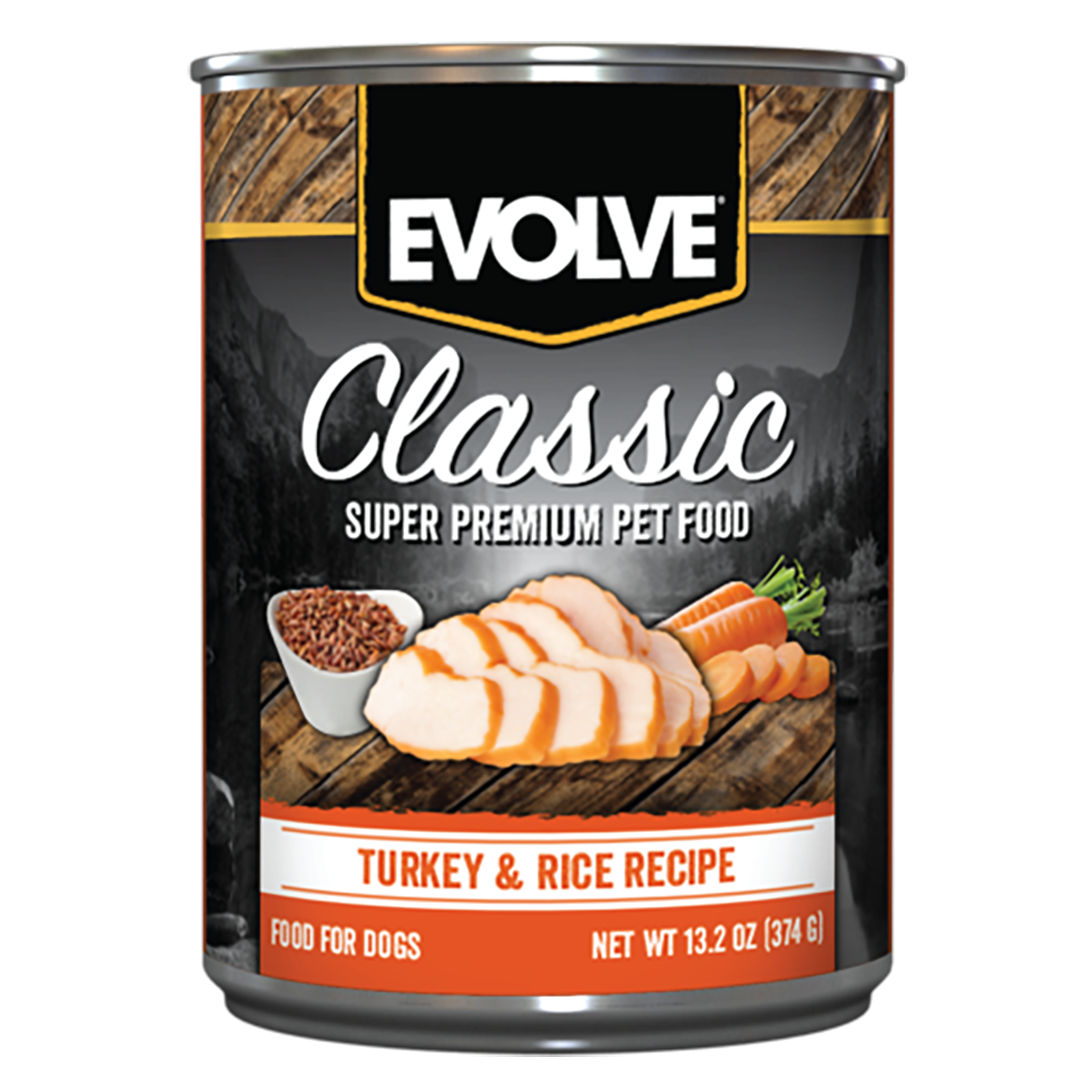 Evolve comida para Perro Classic Turkey & Brown Rice x 374 gr