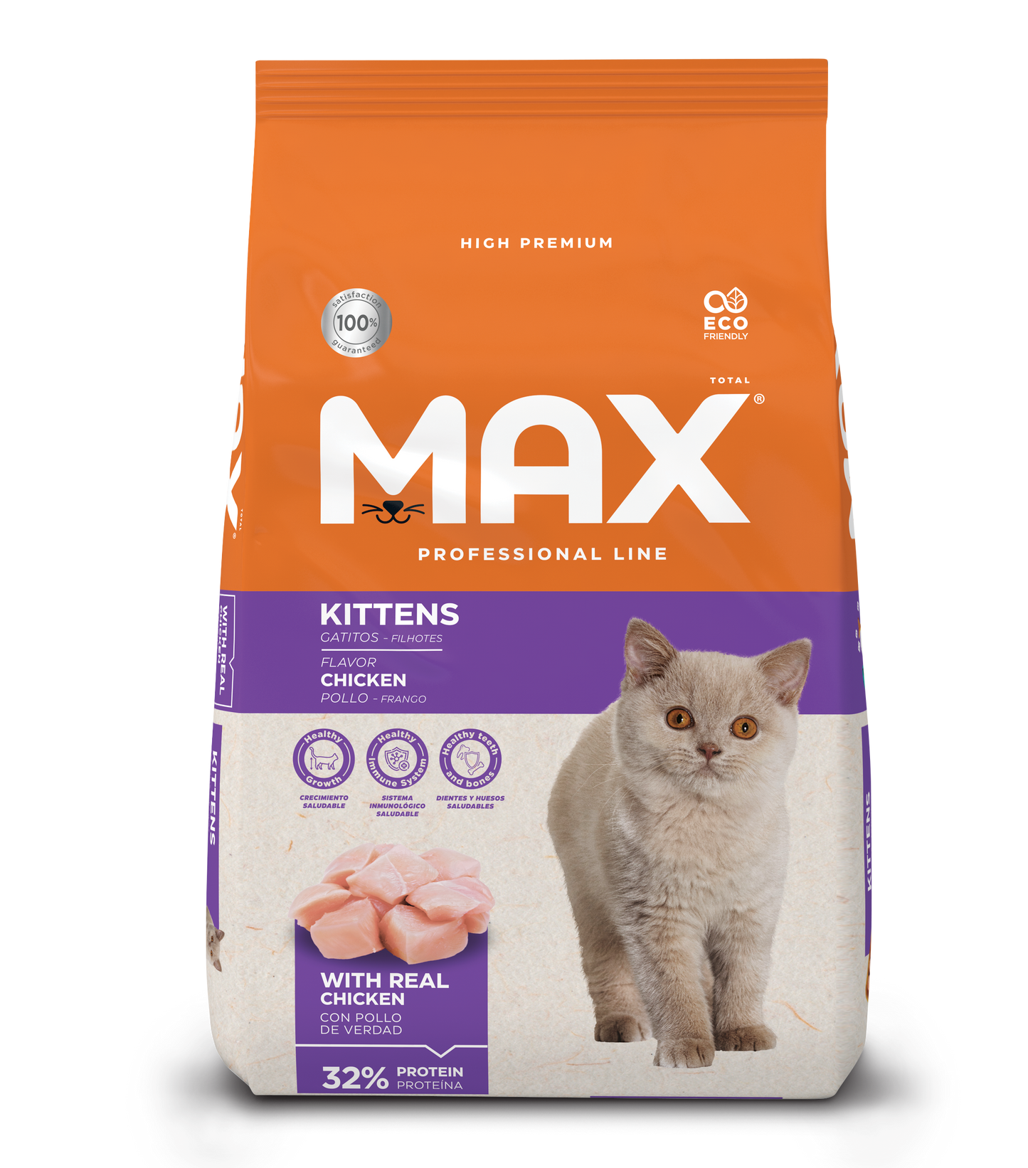 Max Comida para Gatito Sabor a Pollo x 1 kg