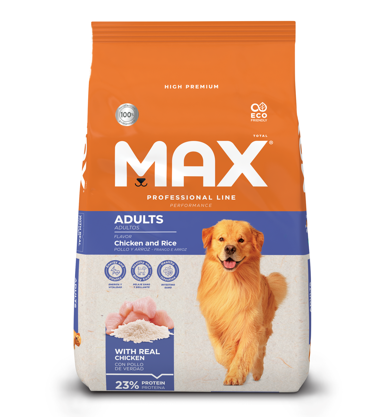 Max Comida Para Perro Adulto Razas Grandes Performance Pollo