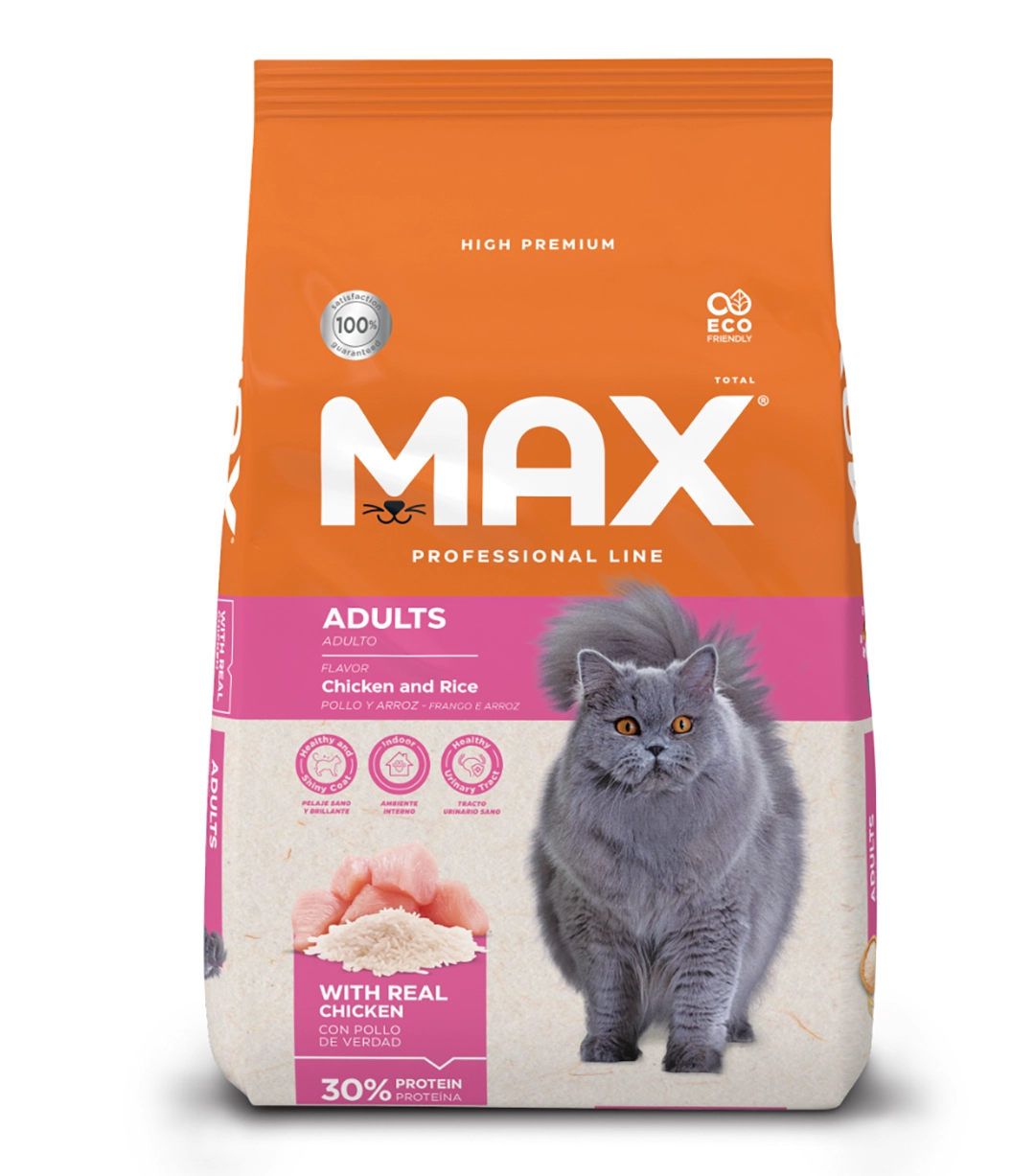 Max Comida para Gato Professional Line Adulto Pollo y Arroz