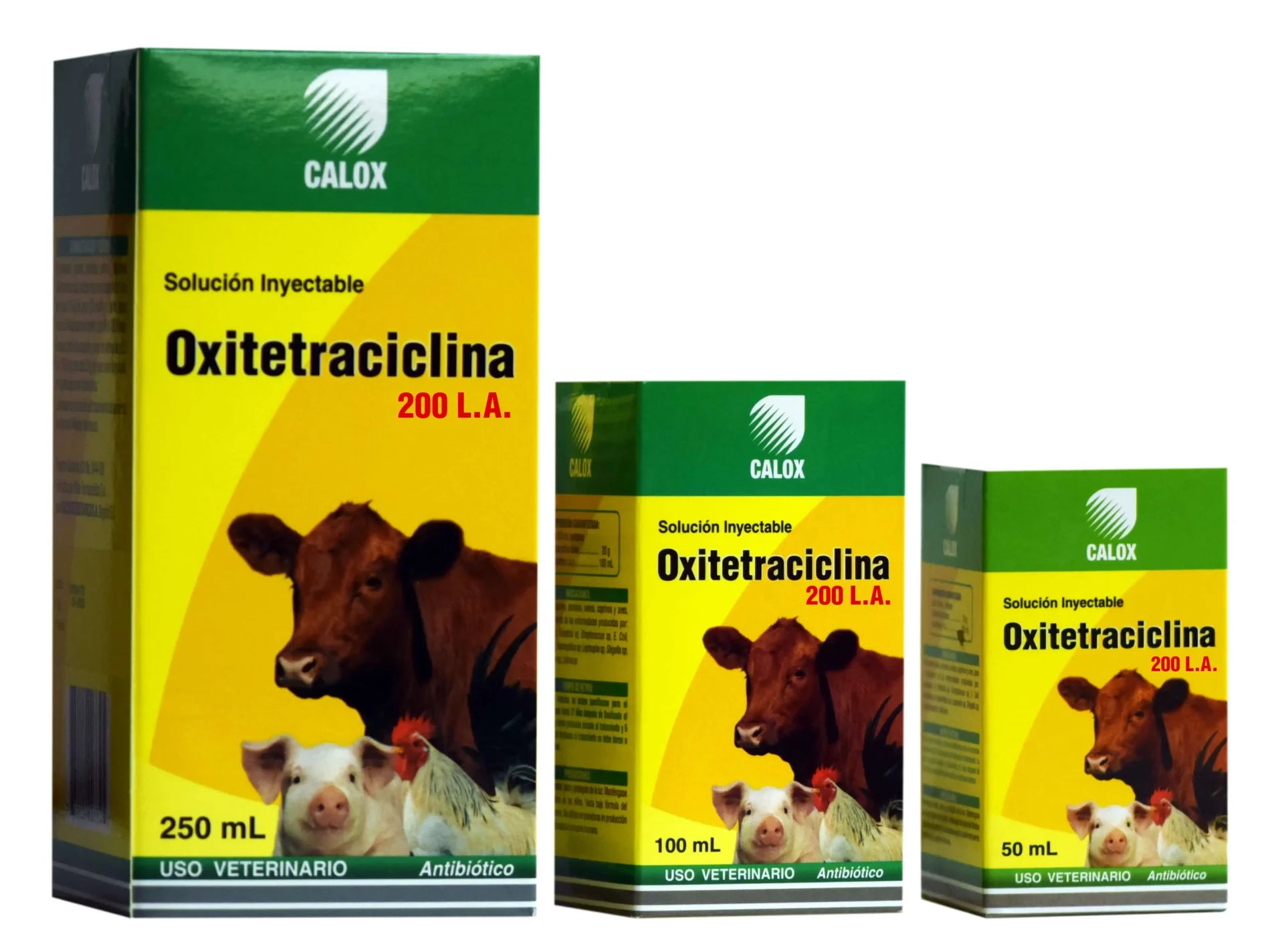 OXITETRACICLINA 200 LA antibiótico inyectable para bovinos, caprinos, ovinos y porcinos