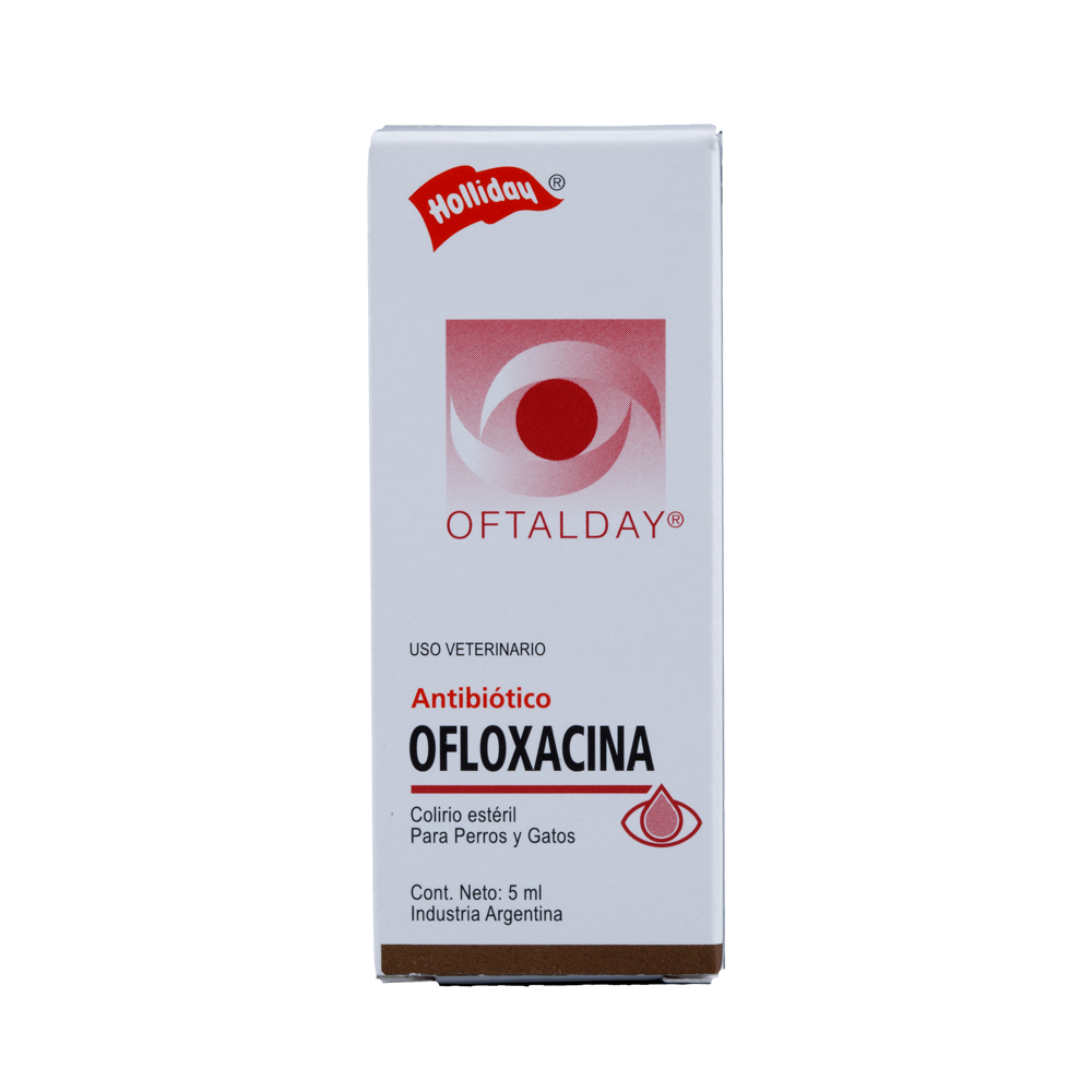 Antibiótico Ofloxacina Colirio Gotas Perros y Gatos x 20 ml