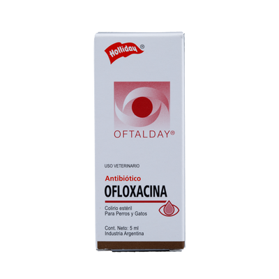 Antibiótico Ofloxacina Colirio Gotas Perros y Gatos x 20 ml