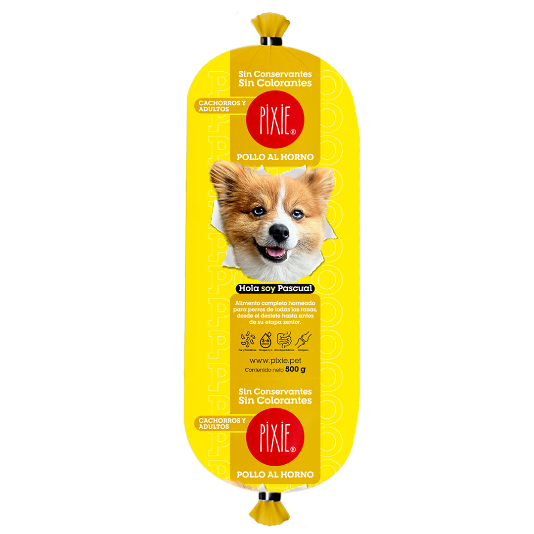 Pixie de pollo al horno para perros adultos y cachorros x 500 gr