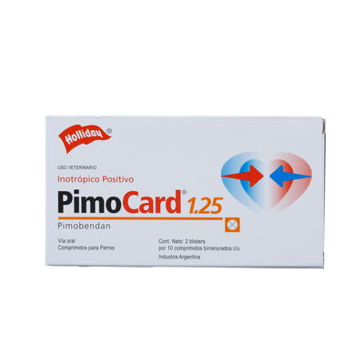 Pimocard Perros 1,25mg x 20 Tabletas