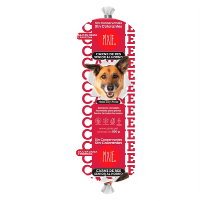 Pixie de carne al horno para perros Senior x 500 gr