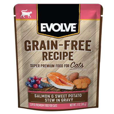 Evolve Comida para Gato Grain Free Pouch Salmón x 85 gr