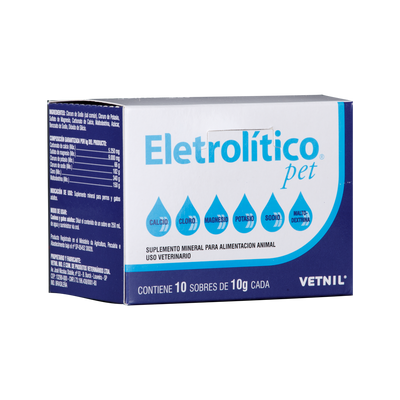 Suplemento Electrolítico Pet Para Perro Y Gato x 10 gr