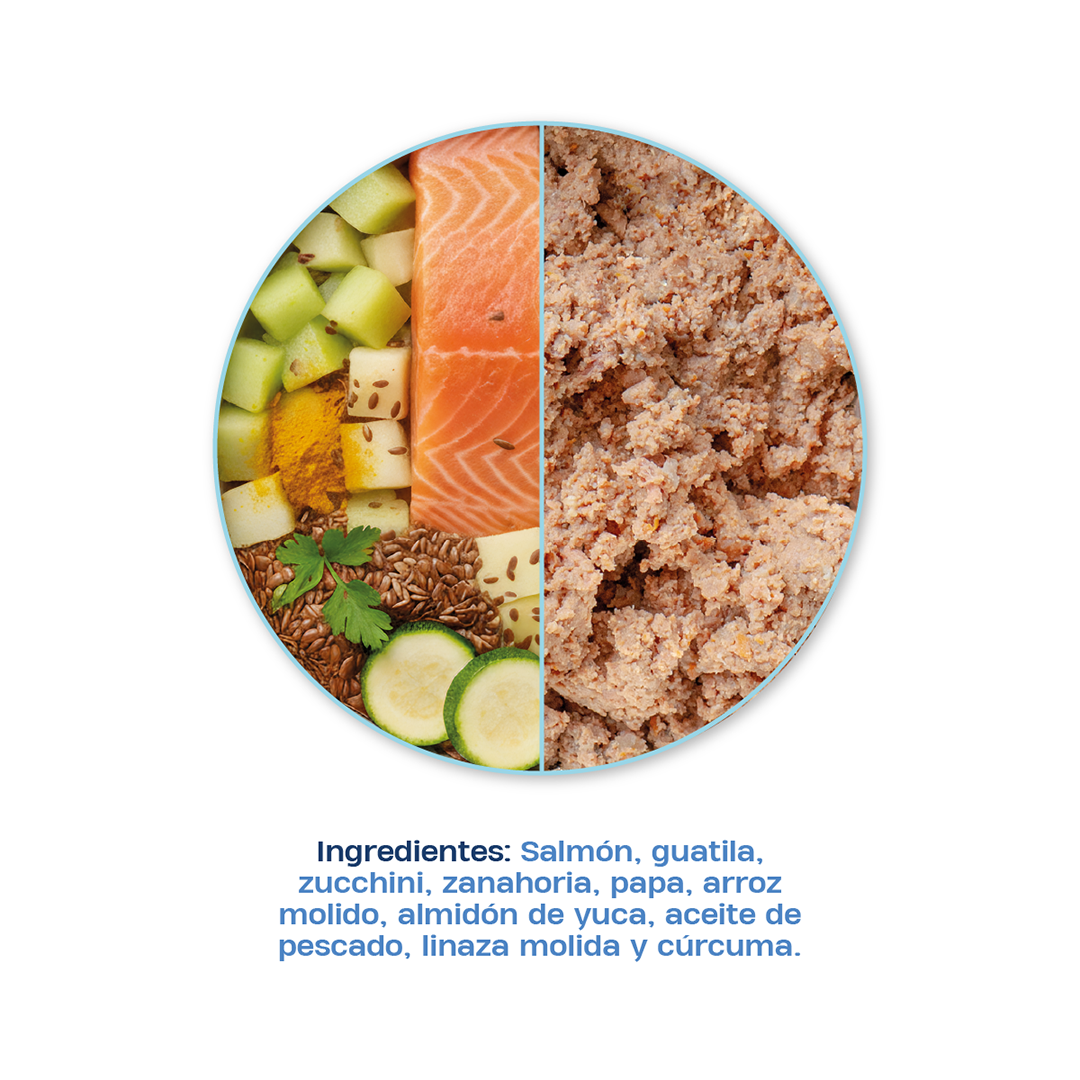 True Blue Comida Natural para Perro Salmon Sensitive 500 gr caja x 10 u