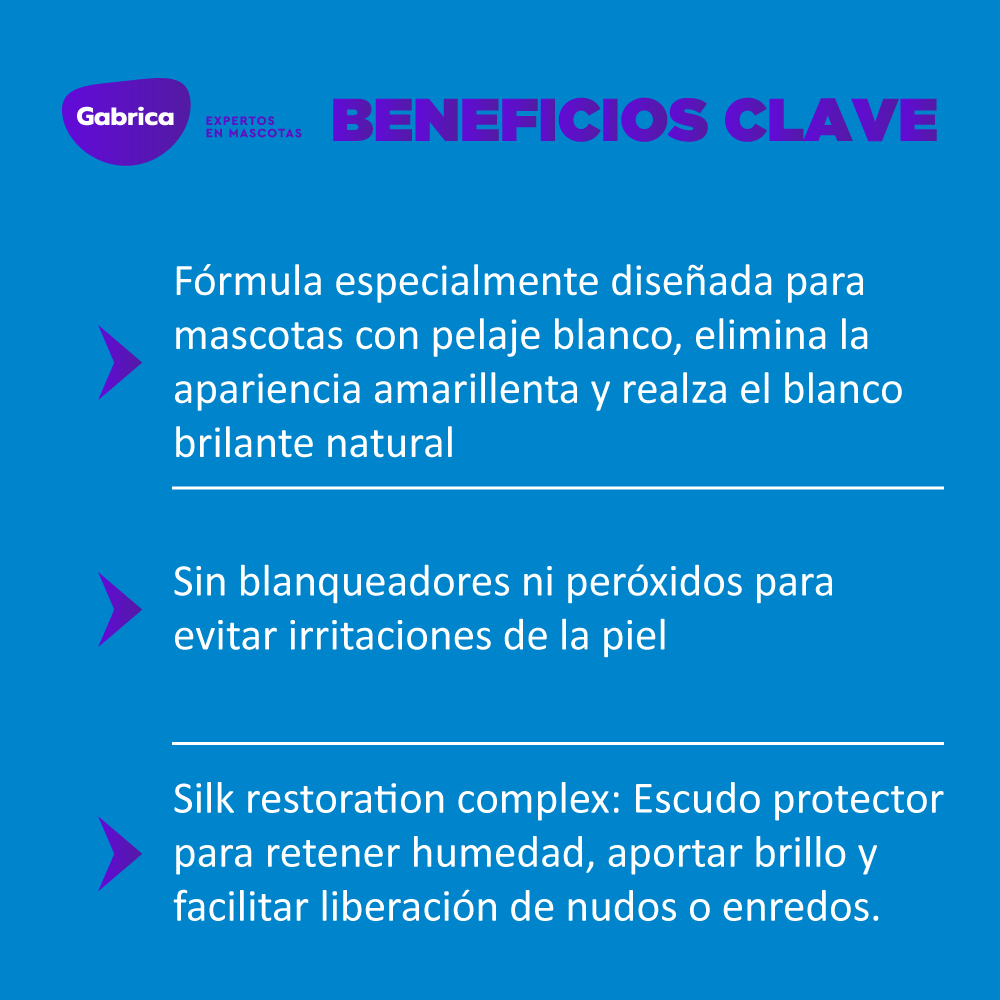 Shampoo Para Perros Y Gatos Dog Wash Ultra-White x 12 oz