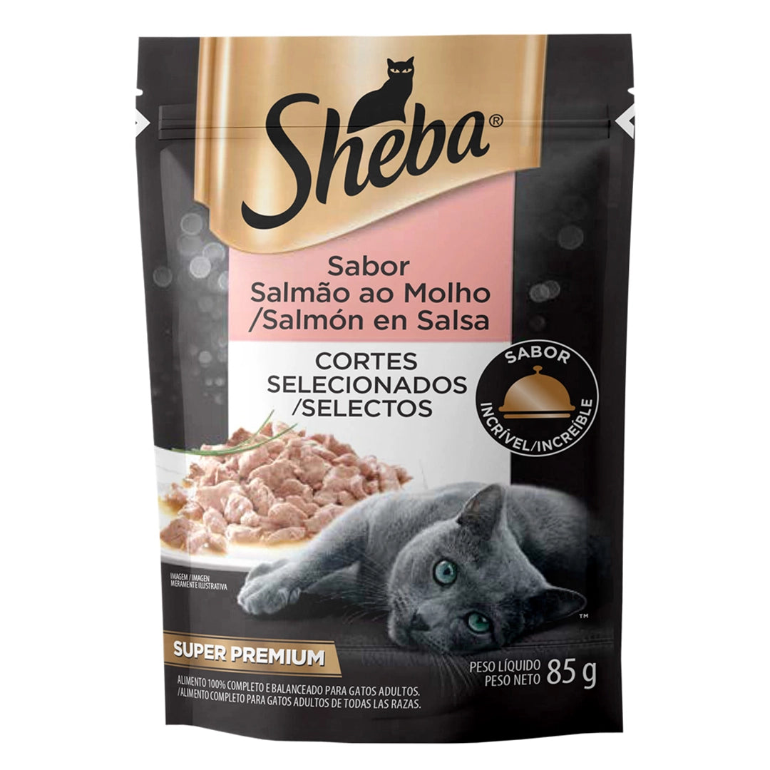 Sheba Comida Húmeda para Gato Sabor a Salmón x 85 gr