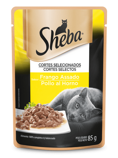 Sheba Comida Húmeda para Gato Sabor a Pollo x 85 gr