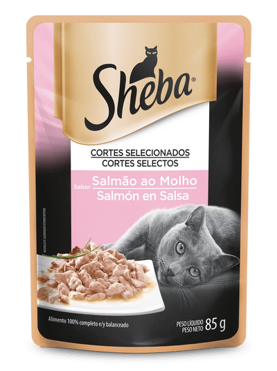 Sheba Comida Húmeda para Gato Sabor a Salmón x 85 gr