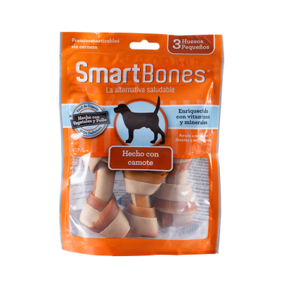 Smartbones Snack Para Perros Pequeños Patata Dulce x  3 u