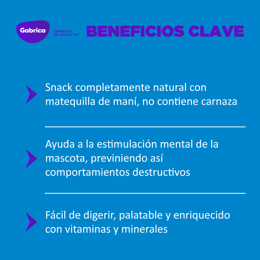 Smartbones Snack para Perro Smartsticks Mantequilla de Maní x 5 u