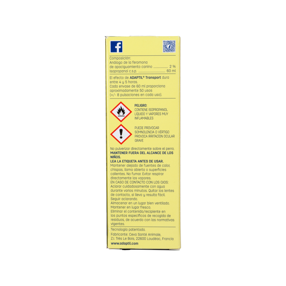 Spray Adaptil Transport Para Perros