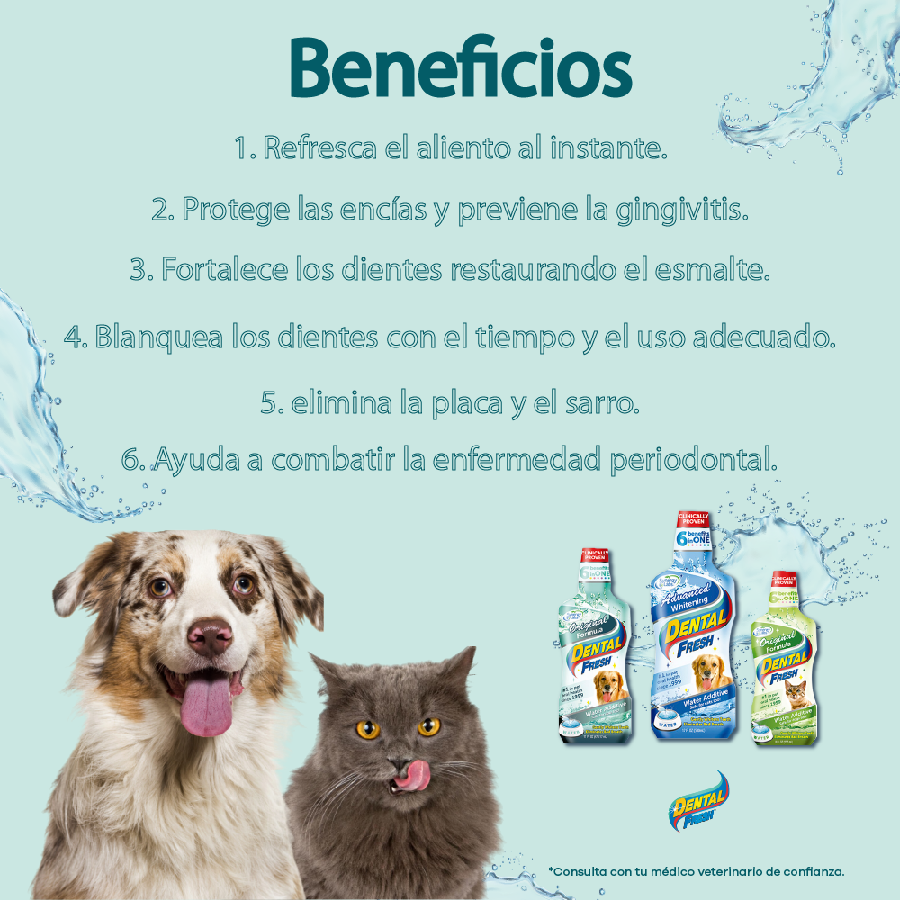 Spray Oral Para Perros y Gatos Dental Fresh Original