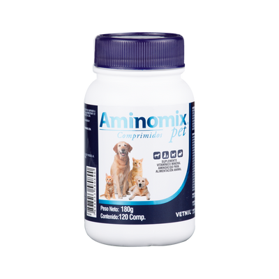 Suplemento Aminomix Pet para Perro y Gato x 120 capsulas