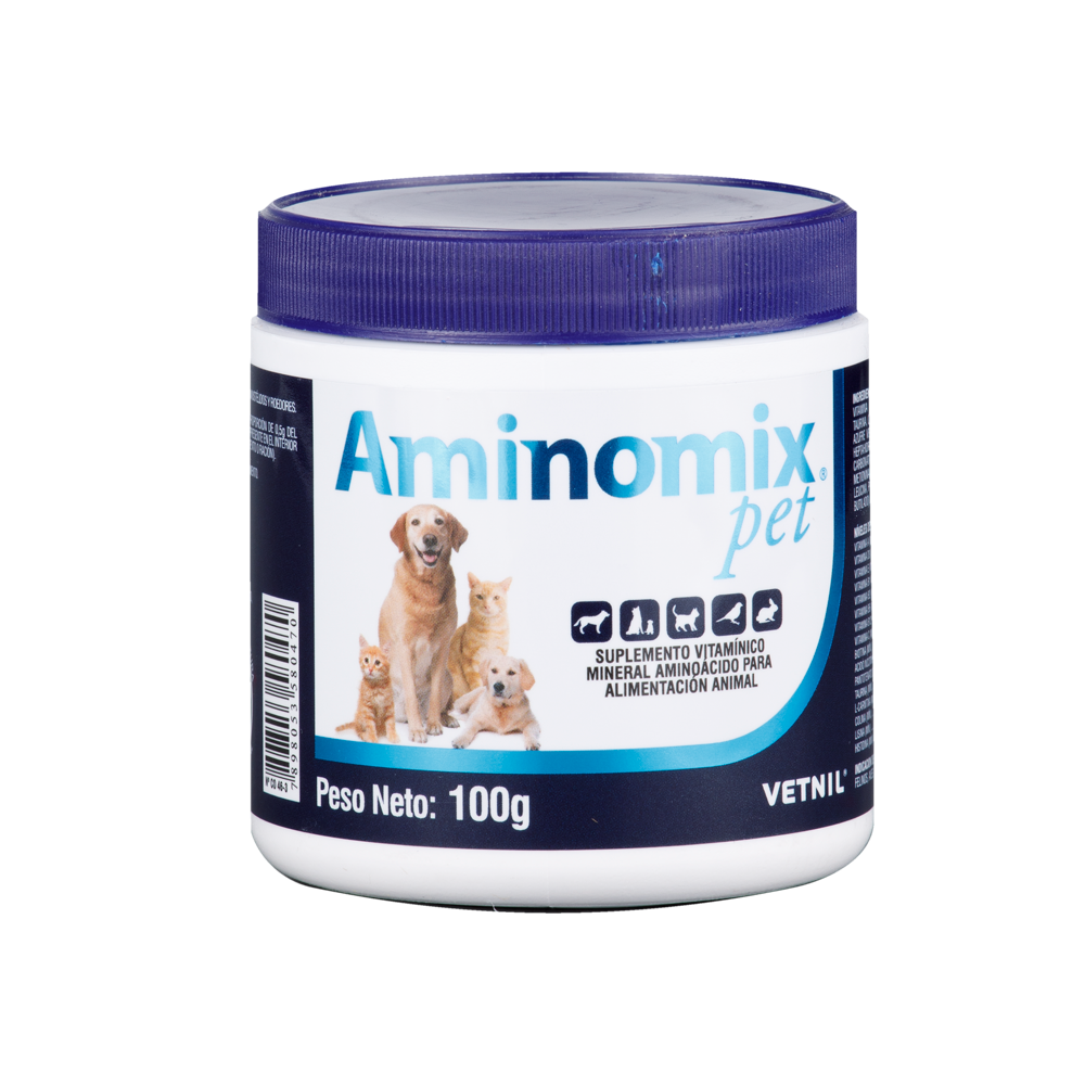Suplemento Aminomix Pet Para Perro Y Gato Polvo x 100 gr