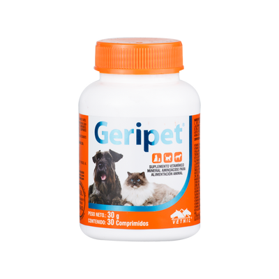 Suplemento Geripet para Perro y Gato x 30 comprimidos
