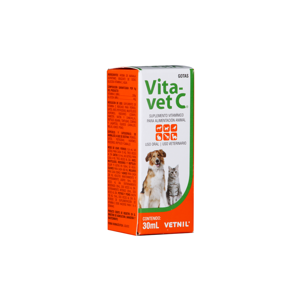 Suplemento Vita-Vet C para Perros y Gatos x 30 ml
