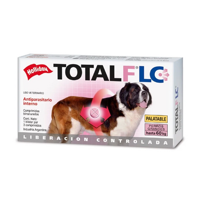 Antiparasitario Interno para Perros Total F LC Hasta 60 kg