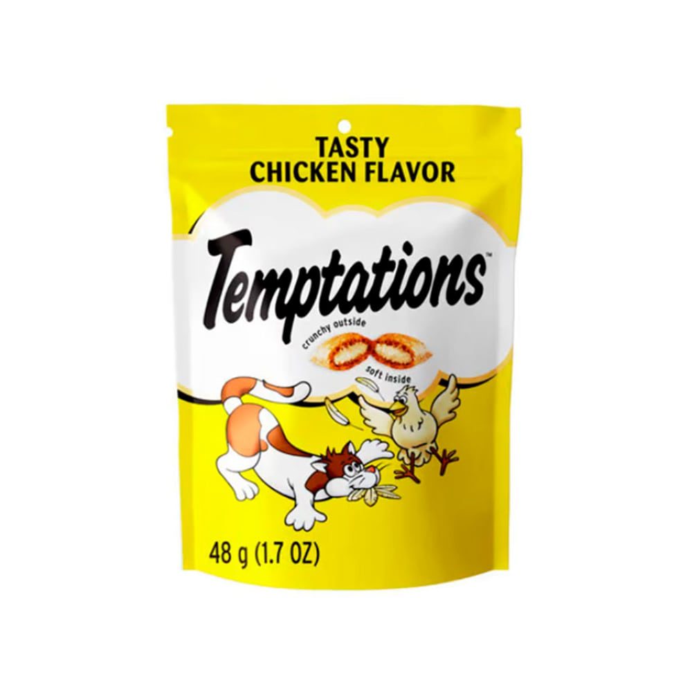 Temptations Snack para Gatos Pollo x 48 gr