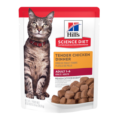 Hills Comida Húmeda Para Gato Chicken Tender x 79 gr