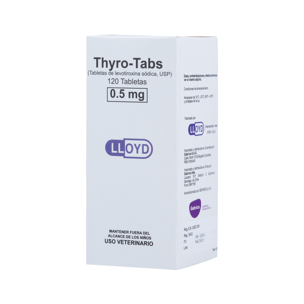 Thyro-Tabs Perros x 120 Tabletas – LA RES COLOMBIA