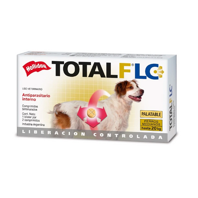 Antiparasitario Interno para Perros Total F LC Hasta 20 kg