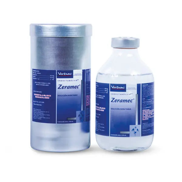 ZERAMEC X 250 CC de Virbac: Promotor de Crecimiento y Control de Parásitos para Bovinos