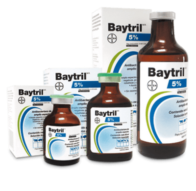 Baytril 5% solución inyectable