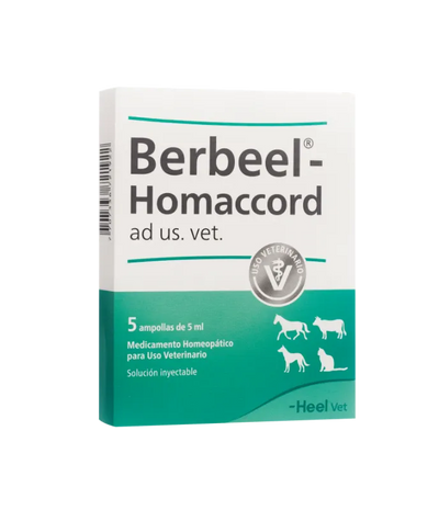 Berbeel Homaccord ad us. vet. Inyectable x ampolla