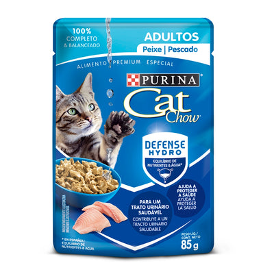 Purina® Cat Chow® Comida Húmeda para Gato Pescado x 85 gr