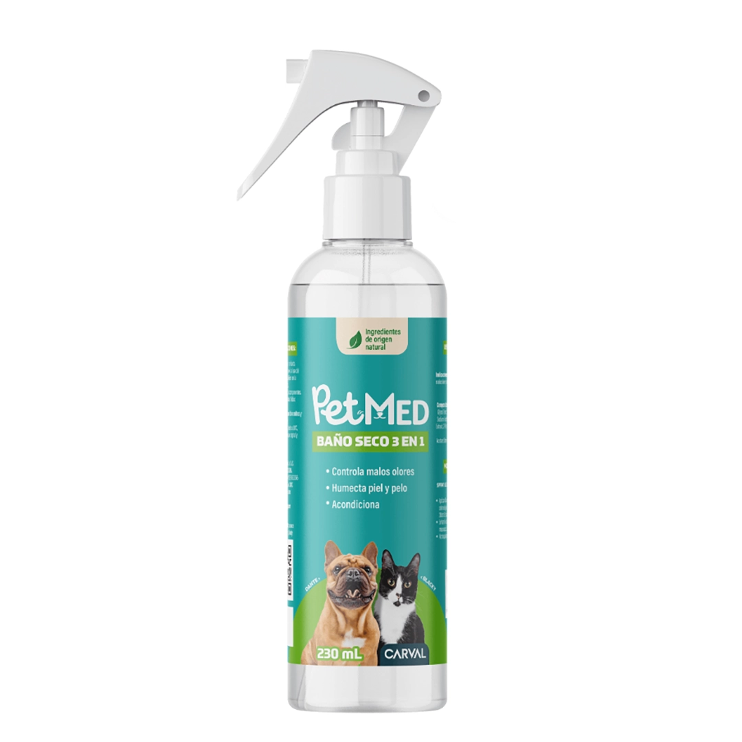 PetMed Baño Seco 3 en 1 x 230 ml