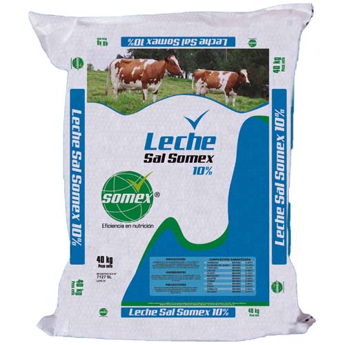 LECHE SAL SOMEX 10% 40 KILOS